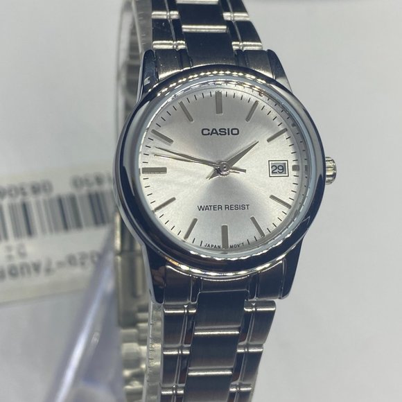 Casio New Wrist Watch for Ladies / Teen / Adult , Staineless Steel